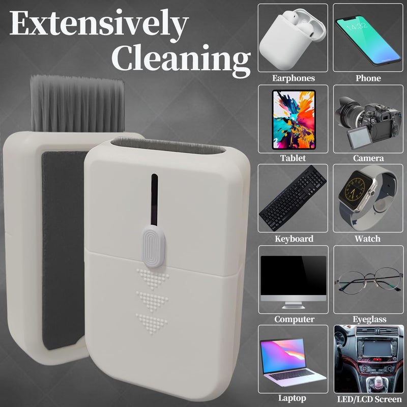 Hatstart Laptop PC Gaming Keyboard Cleaning Kit Accessories for iPhone iPad MacBook Pro, 11 in 1 Electronics Computer Phone Screen Cleaner Spray, Earbud Cleans Pen for Airpod, Tech Desk Gifts for Men - Image 3